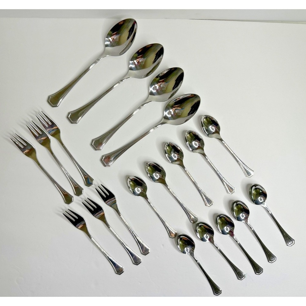Solingen Germany Stainless Flatware 18/10 Set 20 pc Tablespoon Teaspoon Cocktail